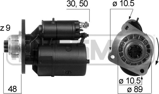 ERA 220345R - Motorino d'avviamento autozon.pro