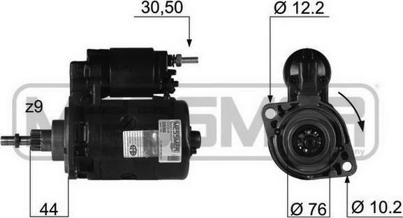 ERA 220356R - Motorino d'avviamento autozon.pro