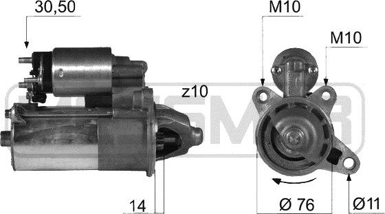 ERA 220364 - Motorino d'avviamento autozon.pro