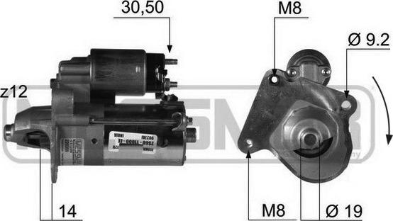 ERA 220366 - Motorino d'avviamento autozon.pro