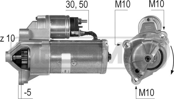 ERA 220363 - Motorino d'avviamento autozon.pro