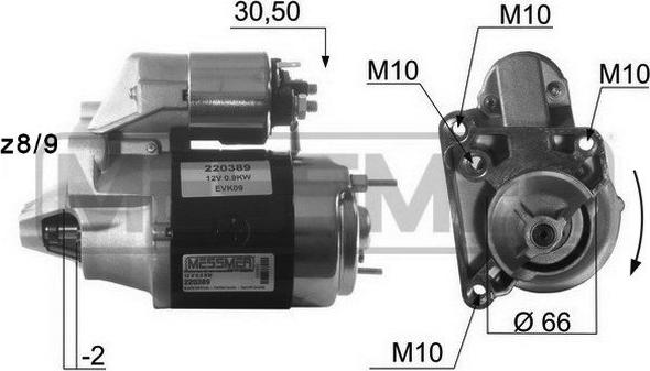 ERA 220389A - Motorino d'avviamento autozon.pro