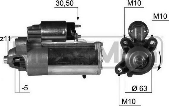 ERA 220375 - Motorino d'avviamento autozon.pro