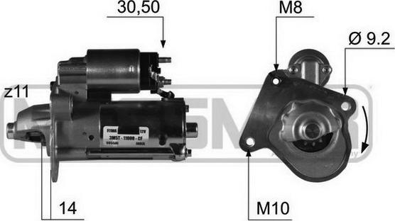 ERA 220371 - Motorino d'avviamento autozon.pro