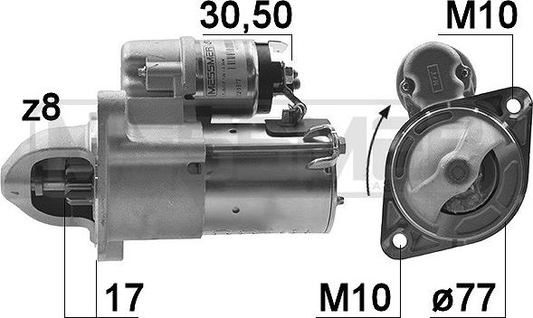 ERA 220377 - Motorino d'avviamento autozon.pro