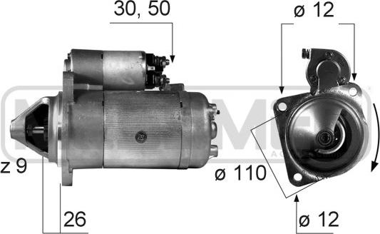 ERA 220262 - Motorino d'avviamento autozon.pro