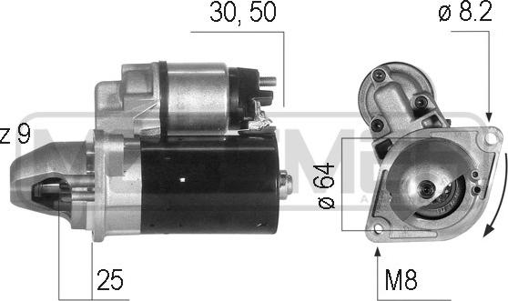 ERA 220211R - Motorino d'avviamento autozon.pro