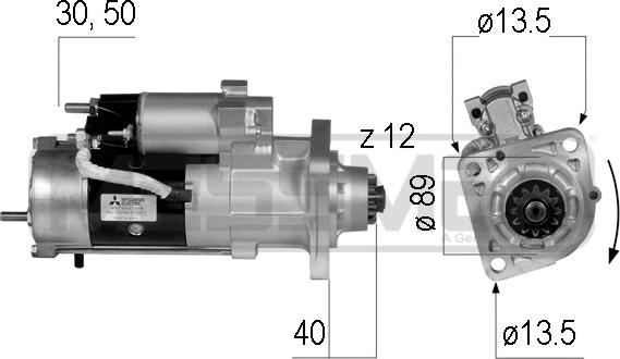 ERA 220224 - Motorino d'avviamento autozon.pro