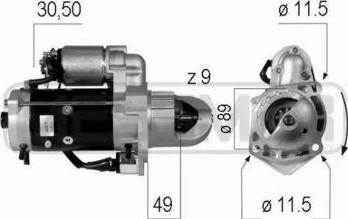 ERA 220278 - Motorino d'avviamento autozon.pro