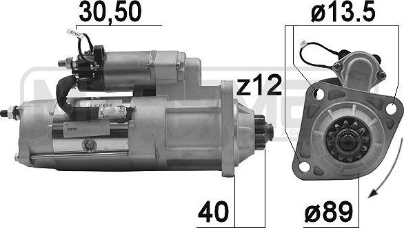 ERA 220793 - Motorino d'avviamento autozon.pro