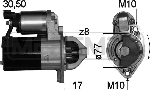 ERA 220 746 - Motorino d'avviamento autozon.pro