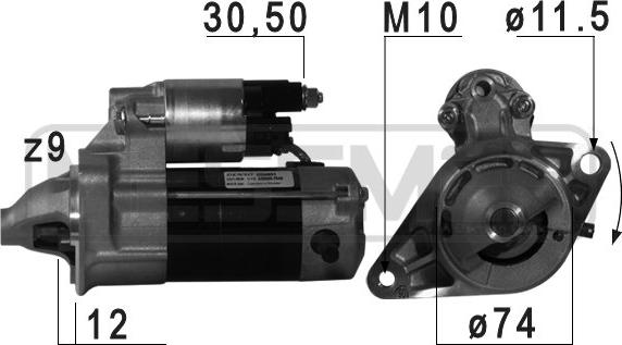 ERA 220759A - Motorino d'avviamento autozon.pro