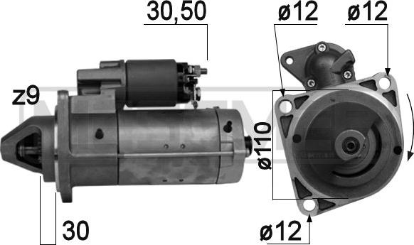 ERA 220754 - Motorino d'avviamento autozon.pro