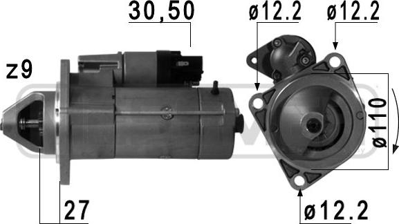 ERA 220753 - Motorino d'avviamento autozon.pro