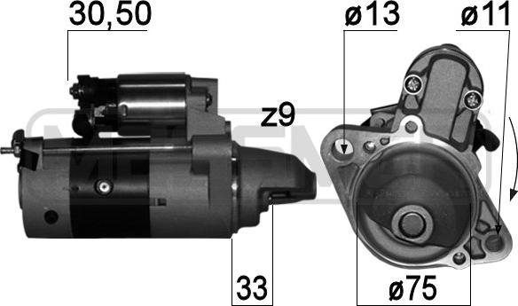 ERA 220763A - Motorino d'avviamento autozon.pro