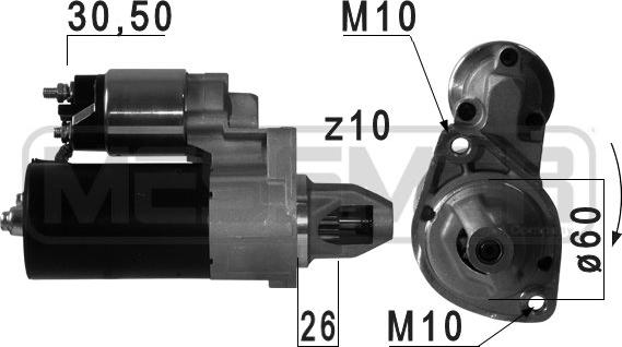 ERA 220709 - Motorino d'avviamento autozon.pro