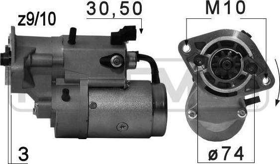 ERA 220703 - Motorino d'avviamento autozon.pro