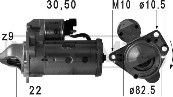 ERA 220712 - Motorino d'avviamento autozon.pro