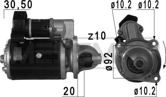 ERA 220 737 - Motorino d'avviamento autozon.pro