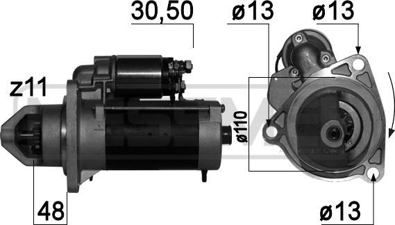 ERA 220728A - Motorino d'avviamento autozon.pro