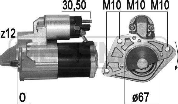 ERA 220 773 - Motorino d'avviamento autozon.pro