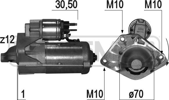 ERA 220 772 - Motorino d'avviamento autozon.pro