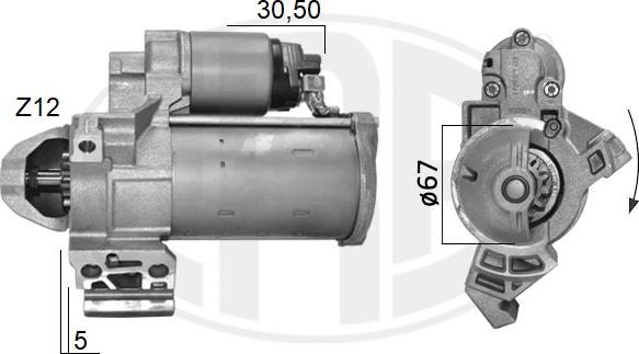 ERA 221049 - Motorino d'avviamento autozon.pro