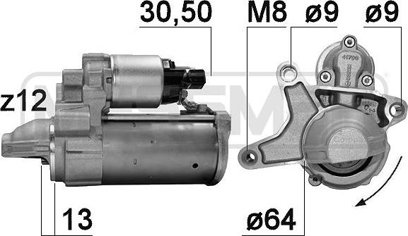 ERA 221044 - Motorino d'avviamento autozon.pro