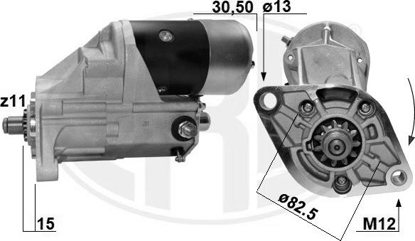 ERA 221040A - Motorino d'avviamento autozon.pro