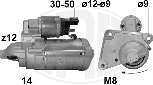 ERA 221047 - Motorino d'avviamento autozon.pro