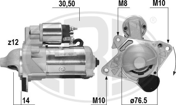 ERA 221063A - Motorino d'avviamento autozon.pro