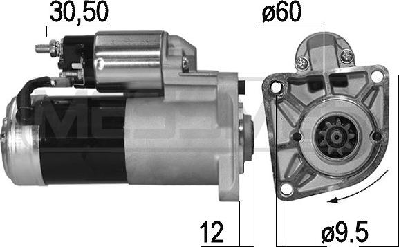 ERA 221010A - Motorino d'avviamento autozon.pro