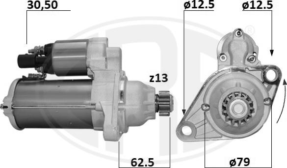 ERA 221089A - Motorino d'avviamento autozon.pro