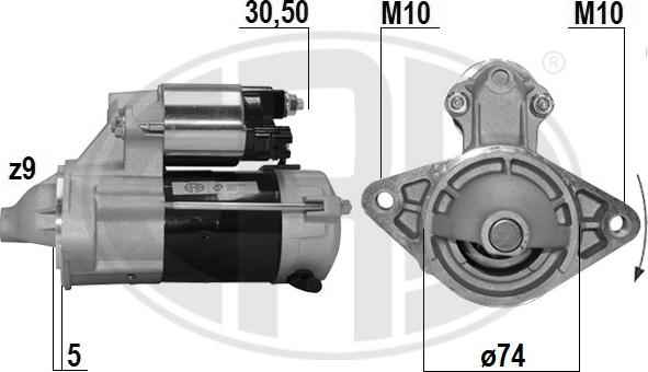 ERA 221082A - Motorino d'avviamento autozon.pro