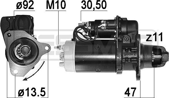 ERA 221020 - Motorino d'avviamento autozon.pro