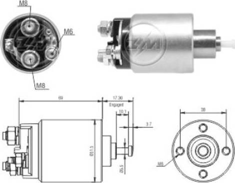 ERA 227942 - Elettromagnete, Motore d'avviamento autozon.pro