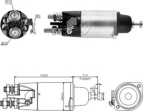 ERA 227972 - Elettromagnete, Motore d'avviamento autozon.pro