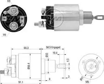 ERA 227495 - Elettromagnete, Motore d'avviamento autozon.pro