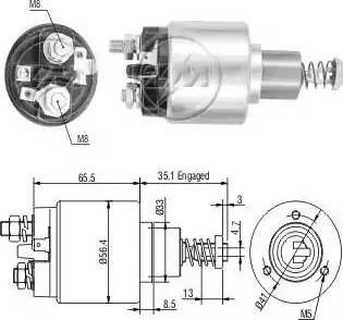 ERA 227492 - Elettromagnete, Motore d'avviamento autozon.pro