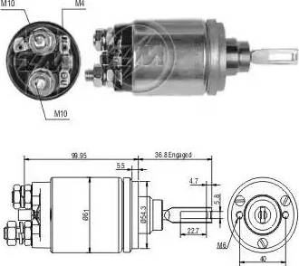 ERA 227444 - Elettromagnete, Motore d'avviamento autozon.pro