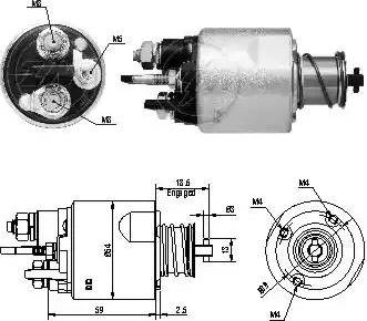 ERA 227460 - Elettromagnete, Motore d'avviamento autozon.pro