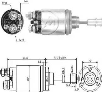 ERA 227590 - Elettromagnete, Motore d'avviamento autozon.pro