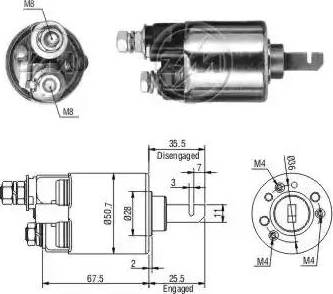 ERA 227544 - Elettromagnete, Motore d'avviamento autozon.pro