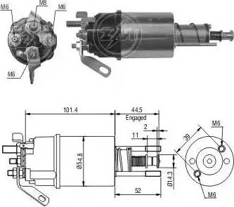 ERA 227548 - Elettromagnete, Motore d'avviamento autozon.pro