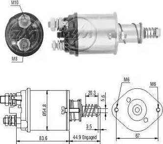 ERA 227556 - Elettromagnete, Motore d'avviamento autozon.pro