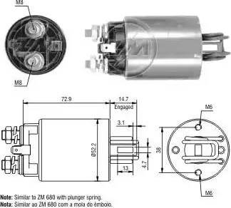 ERA 227504 - Elettromagnete, Motore d'avviamento autozon.pro