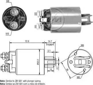 ERA 227505 - Elettromagnete, Motore d'avviamento autozon.pro