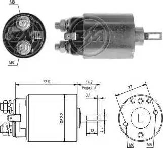 ERA 227645 - Elettromagnete, Motore d'avviamento autozon.pro