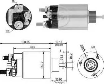 ERA 227654 - Elettromagnete, Motore d'avviamento autozon.pro