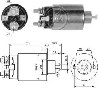 ERA 227669 - Elettromagnete, Motore d'avviamento autozon.pro